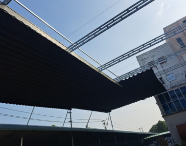 Mái hiên mái xếp di động, mái bạt che nắng Trà Vinh giá rẻ gần đây