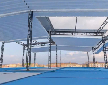 Mái hiên mái xếp di động, mái bạt che nắng Đồng Tháp giá rẻ gần đây